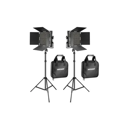 Kit Neewer 660 Bi Color LED, two lamps 40W 3200-5600K